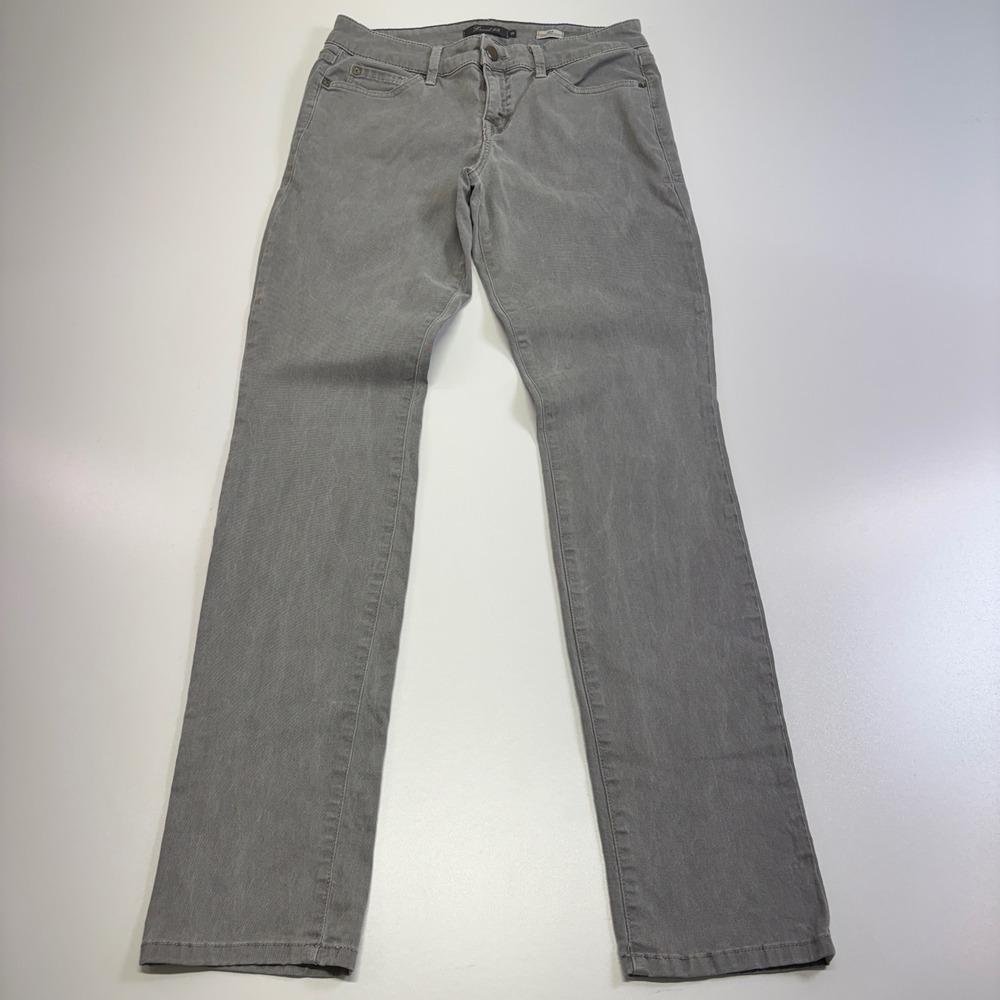 Level 99 Lily Skinny Straight Jeans 29 Gray Wash Stretch Made in USA